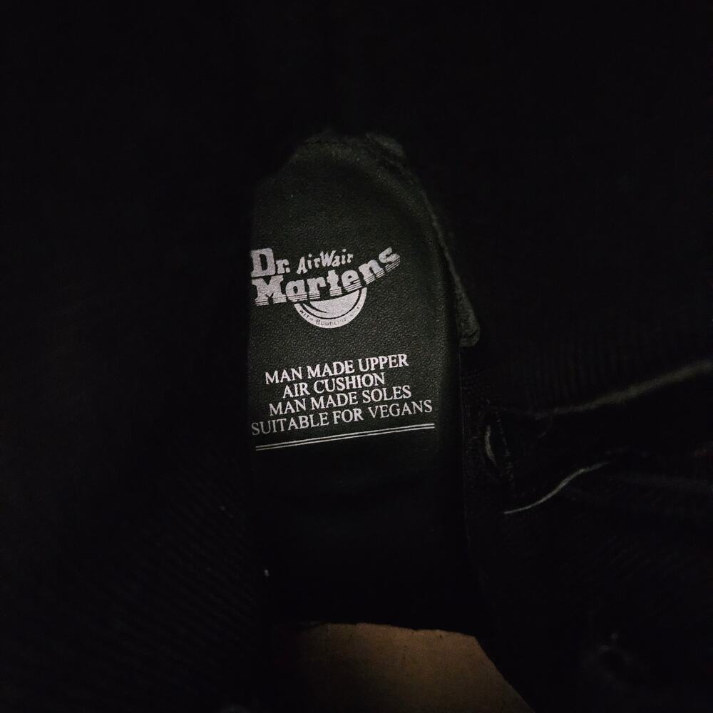 Dr. Martens Vegan Jadon II Mono Platform Boots Black Sz 7M FLAW - Picture 13 of 13